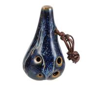 BESPORTBLE Ocarina Céramique Moyen Do Puissant Facile à Apprendre Instrument à Vent Débutants Portable Cadeau Pratique Couleur Aléatoire Couleur Aléatoire