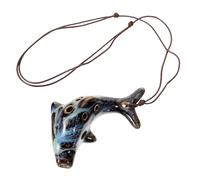 BESPORTBLE Ocarina Céramique Portable pour Débutants Instrument de Musique Compact Facile à Jouer Design Simple et Clair Adapté Garçon Fille et Adultes