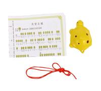 BESPORTBLE Ocarina Porcelaine Blanche Tortue La Instrument Portable Mélodieux pour Débutants Design Durable et Facile à Jouer