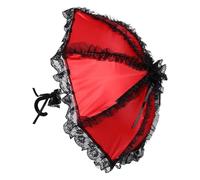 BESPORTBLE Ombrelle de Mariage Dentelle Rouge Parasol Vintage pour Mariée Décoration Photo Mariage