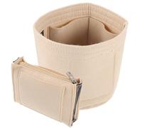 BESPORTBLE Organisateur de Paquet à Main en Feutre Fermeture Éclair Insert Cylindrique 15X15 CM Doublure pour Paquet Fourre-Tout Femme Fourre-Tout Pratique et Solide