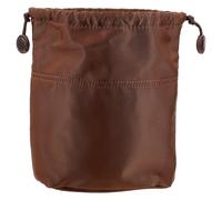 BESPORTBLE Organisateur De Paquet Rond En Nylon Marron Insert Intérieur Mini Paquet Seau Rangement Léger Voyage Et Usage Quotidien Taille Small