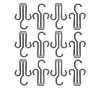 BESPORTBLE Organisateurs Chaussures Suspendus 50 Crochets Noirs, Cintres Légers Multifonctions, Étagère Portable pour Séchage Maison, Voyage et Extérieur, Cintre à Pantoufles pour Rangement