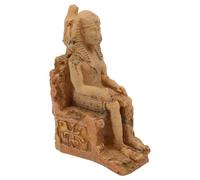 BESPORTBLE Ornement D'aquarium en Résine, Décor de Cache-crevettes Pharaon, Statuette Vintage 1 Pièce, Décoration Naturelle pour Aquarium, Cache-Poisson Solide Danger, Accessoire