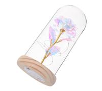 BESPORTBLE Ornement de Rose Éternelle en Verre avec LED pour Saint Valentin