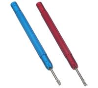 BESPORTBLE Outils de Levage et Extraction D’Aiguilles de Montre, Pince Métal Rouge et Bleu, Outils Réparation Horloger pour Atelier et Usage Domestique, Petit Format, Kit Démontage Aiguilles