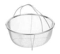 BESPORTBLE Panier à Friture Cuisine en Acier Inoxydable 23 CM Panier d'Égouttage Multifonction pour Frire et Cuire à la Vapeur Accessoire de Cuisson Pieds Stables Usage Domestique