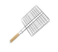 BESPORTBLE Panier de Cuisson Barbecue Portable Acier Inoxydable avec Ajustable pour Poisson Camping et Barbecue Plein Air