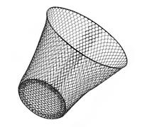 BESPORTBLE Panier de Rangement Multifonctionnel en Fer Forgé Noir Corbeille Tressée Résistante pour Fruits et Légumes Stockage Extérieur et Intérieur Panier Portable pour Semis et Linge