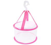 BESPORTBLE Panier de Séchage pour Pinceaux de Maquillage en Maille Aérée Couvercle, Filet Pliable Léger pour Séchage Rapide, Support Suspendu Pratique pour Salle de Bain, Rangement Compact