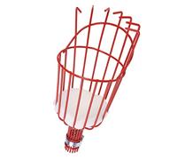 BESPORTBLE Panier Récolte De Fruits avec Grillage Rouge Attachable à Perche Outil Léger pour Pommes Poires Pêches Cerises