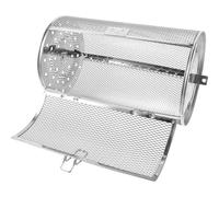 BESPORTBLE Panier Rotatif Acier Inoxydable pour Rôtissoire Cuisson Uniforme Accessoire Four Polyvalent pour Grillades Noix et Viande Panier Réutilisable pour Friture et Barbecue