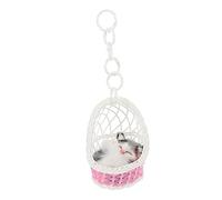 BESPORTBLE Panier Suspendu en Forme De Chat Gris Jouet pour Décoration Dintérieur Modèle Animal De Simulation Poupées pour Garçons Et Filles