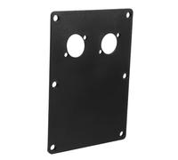 BESPORTBLE Panneau de Jonction de Haut-parleur en Plastique Noir Installation Facile et Compatibilité Étendue pour Équipements Audio en Salles de Conférence