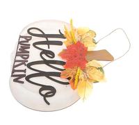 BESPORTBLE Panneau De Porte Bois Pour Thanksgiving Panneau De Bienvenue Citrouille Automne Décoration De Porte Entrée