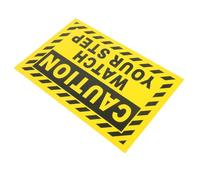BESPORTBLE Panneau de Sécurité Antidérapant en Pvc pour Escaliers Intérieur et Extérieur, Installation Facile, pour Zones à Fort Trafic et Jardins