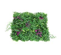 BESPORTBLE Panneau Mural Végétal Artificiel Haie Synthétique Lifelike Résistant Décoration Murale Intérieur Extérieur Fond Vert Naturel Sans Entretien pour Maison Bureau Mariage