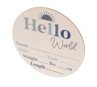 BESPORTBLE Panneaux Annonce De Naissance Carnet De Croissance Disques Pour Décoration Chambre Photos De Naissance