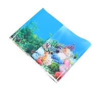 BESPORTBLE Papier De Fond pour Aquarium Accessoires De Décoration pour Aquarium Filet Tube Lumineux pour Aquarium Toile De Fond pour sous-Marin Mangeoires Toile De Fond Décorative