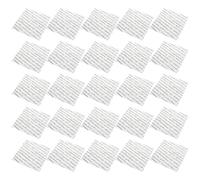 BESPORTBLE Papier D'emballage Anti-graisse 50 Feuilles 25 X 25 Cm Blanc Noir pour Hamburgers et Pâtisseries, Papier Cuisson Imperméable Réutilisable pour Emballage Alimentaire, Bricolage
