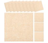 BESPORTBLE Papier Sulfurisé Alimentaire Carré 10x10 Cm, Lot de 100 Feuilles pour Steaks Hachés, Galettes et Hamburgers, Résistant à L'huile L'eau, Cuisson Barbecue, Sandwichs et Pâtisserie