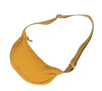 BESPORTBLE Paquet à Bandoulière Femme en Nylon Léger Jaune Petit Paquet de Croissant Bandoulière Réglable Décontracté et Pratique pour Sorties Shopping et Usage Quotidien