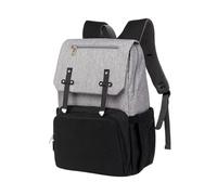 BESPORTBLE Paquet à Dos de Maternité Multi-Usage à Grosse Capacité en Tissu Oxford Noir pour Maman, pour Voyage et Excursion Bébé