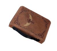 BESPORTBLE Paquet à Main pour Bible Portable Marron en Pu Zippé avec