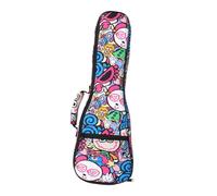 BESPORTBLE Paquet de Rangement Imperméable pour Ukulélé 21 Pouces Pochette Rembourrée Sangles Réglables Étui Protecteur Portable pour Guitare