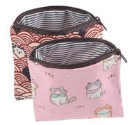 BESPORTBLE Paquet Menstruel Portable et Cartes en Polyester Lot de 2 Pièces Design Mignon Pratique et Organisé pour Serviettes Hygiéniques pour Paquet à Main
