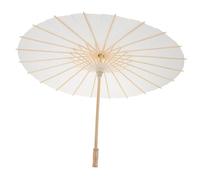 BESPORTBLE Parapluie en Papier huilé Parapluie Vierge Parapluie en Papier Artisanal Parapluie en Papier Graffiti Parapluie en Papier pour Enfants Fourniture de Bricolage Bois Blanche