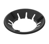 BESPORTBLE Pare-brise Bidons Wok Électrique Rond Non à L'adaptateur Poêle Gaz Protecteur Camp Air Chauffage Au Support Pour Wok Sauteuse Cuisinière Électrique Haut Black Émail