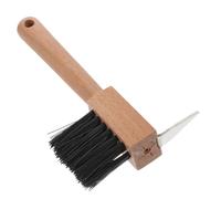 BESPORTBLE Pareur de Sabots pour Chevaux et Ânes Manche en Bois, Brosse Résistante en Acier Inoxydable, Outil Facile à Ranger Risque Mains