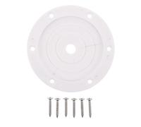 BESPORTBLE Passe-câble pour Canne à Pêche en PVC Résistant, Grand Modèle 102x102 Mm, Protège-Pointe et Insert Porte-bâton Rond pour Montage sur Mur et Gréement Marin, Accessoire Polyvalent
