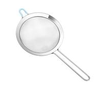 BESPORTBLE Passoire à Farine Ménagère en Acier Inoxydable 304 Tamis à Mailles Fines 12 CM Accessoire la Cuisine pour Farine Sucre Glace Cacao et Poudre D’Amandes