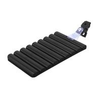 BESPORTBLE Patch Anti-Mouches en Mousse Ondulée Eva Noire avec Fermeture Auto-agrippante, Léger et Solide, 1 Pièce, pour Gilet de Pêche la Mouche - Accessoire pour Montage et Rangement