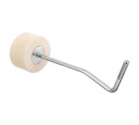 BESPORTBLE Pédale de Grosse Caisse Incurvée en Métal Tête en Feutre, Accessoire Réglable pour Batterie, Marteau de Tambour Simple ou Double Pédale, Accessoires pour Basses, Usage