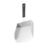 BESPORTBLE Pelle à Aliments en Acier Inoxydable Spatule Alimentaire Pratique Large Surface Pelle à Frites Multifonction Cuisine Service de Pizza Poulet Frit et Transfert d'Aliments