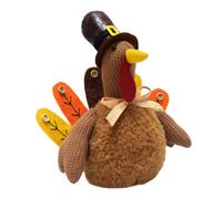 BESPORTBLE Peluche Dinde de Thanksgiving Moelleuse Petite Décoration de Table Automnale pour Fête des Récoltes Accessoire Photo Saisonnier pour Déco Maison Chaleureuse et Ambiance Festive