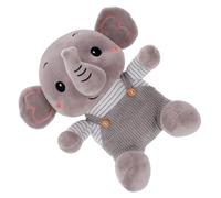 BESPORTBLE Peluche Éléphant Coton Doux avec Bretelles Apaisant pour Garçon Fille Garçon Fille Peluche Animalière Confortable et Décorative pour Chambre et Voiture