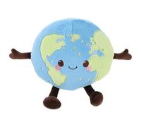 BESPORTBLE Peluche Globe Terrestre Ronde en Polyester et Coton, Jouet Éducatif Portable et Décoration Créative pour Garçon et Filles en Séjour Voyage