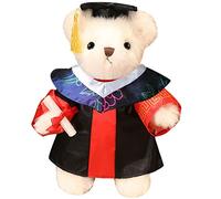 BESPORTBLE Peluche Ours de Graduation Dr Diplômé Souple et Adorable Fête Remise des Diplômes