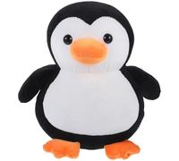 BESPORTBLE Peluche Pingouin Décorative Noir Peluche Adorable et Doux Coussin Multifonction pour Maison Cadeau Anniversaire et Fêtes