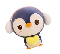 BESPORTBLE Peluche Pingouin Doux et Confortable Animal Marin Cadeau pour Garçon Fille Garçons et Filles Coussin Appui Bleu Foncé Peluche pour et Fêtes