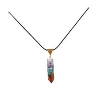 BESPORTBLE Pendentif Hexagonal Avec Corde Cuir Pour Femme Collier Géométrique Élégant Pour Occasions Spéciales