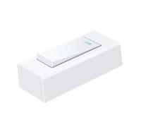 BESPORTBLE Permutateur Mural Simple Blanc 10 A 220 V pour Lampe Domestique, Design Moderne, Finition Soignée et Installation Fixe, Accessoire Maison Pratique et Solide