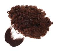 BESPORTBLE Perruque Afro Pirate avec Moustache Décorative Set Déguisement Costume Accessoire Confortable et Réutilisable pour Cosplay