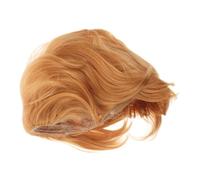 BESPORTBLE Perruque Courte Blonde Pour Homme Avec Frange Postiche Synthétique Style Casual Pour Cosplay Et Événements