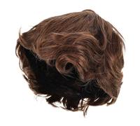 BESPORTBLE perruque homme perruques pour hommes déguisements cosplay cheveux courts perruques courtes fibre chimique Brun