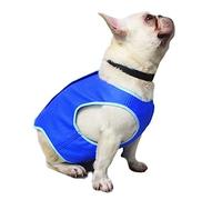 BESPORTBLE Pet Cooling Vest for Dogs - Ice-Cooling Harness with Breathable Mesh Fabric and Adjustable Size S Blue